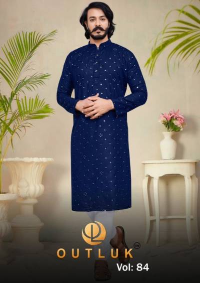 Outluk Vol 84 Designer Wedding Menswear Kurta Payjama Collection